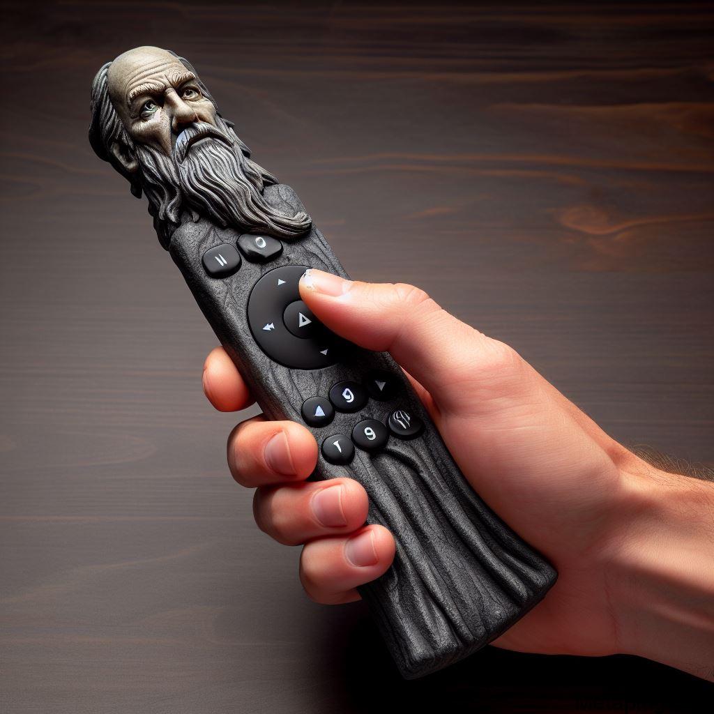 Elder Operate Remote Control The Elder Wand TV Remote - Metaplug.com