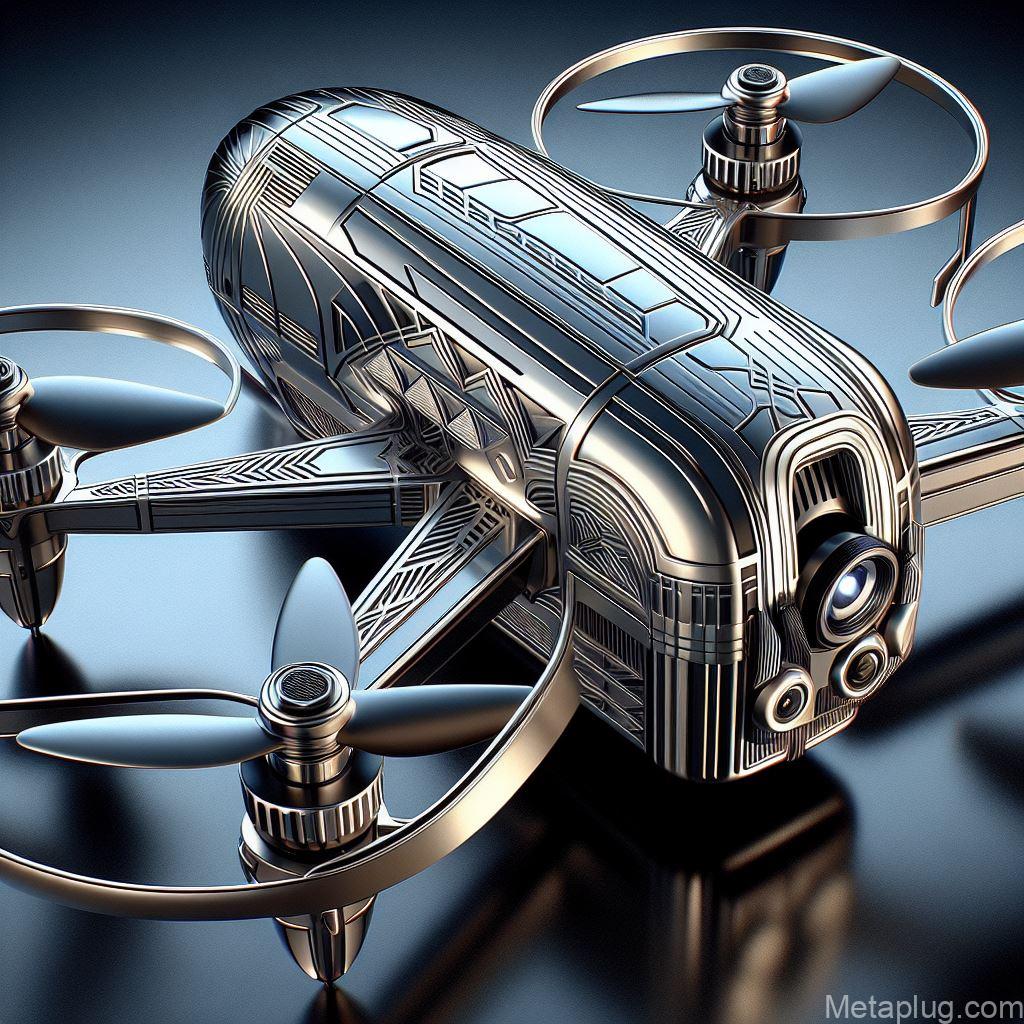 art deco-inspired drone